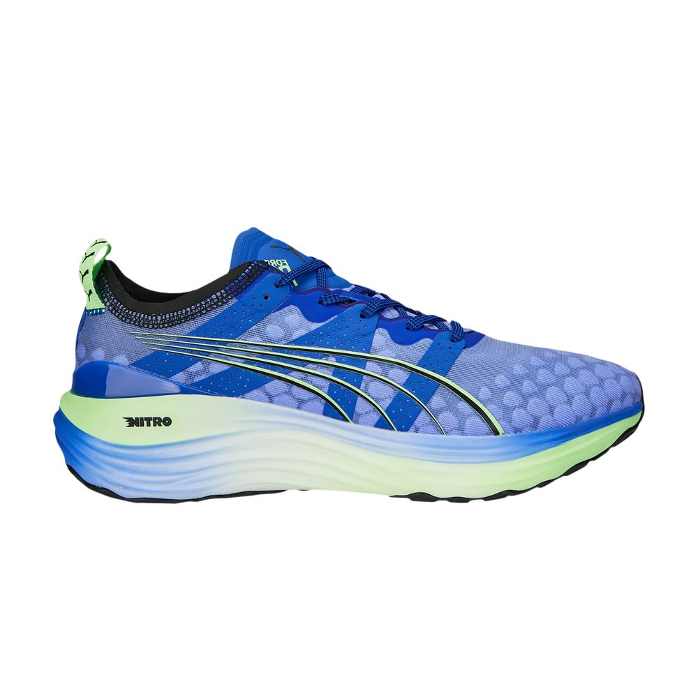 Puma ForeverRun Nitro 'Royal Sapphire Fizzy Lime' | Blue | Men's Size 12