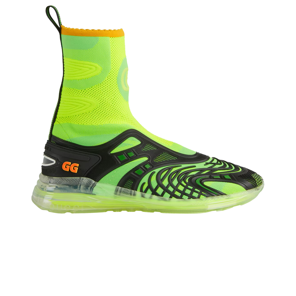 Pre-owned Gucci Ultrapace R Mid 'neon Green Black'