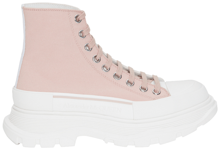 Alexander McQueen Wmns Tread Slick Boot Blush