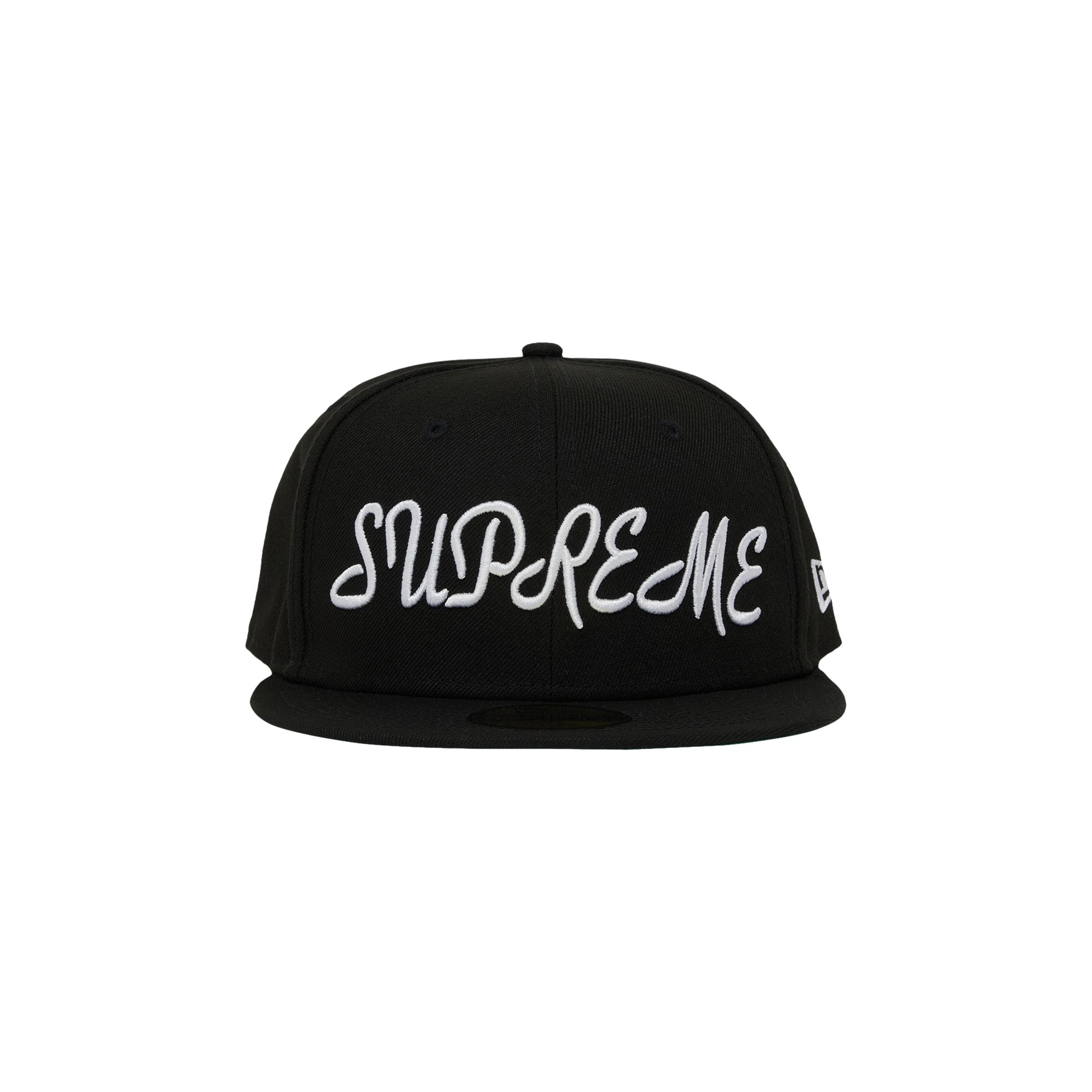 SUPREME SUPREME SCRIPT NEW ERA 'BLACK'