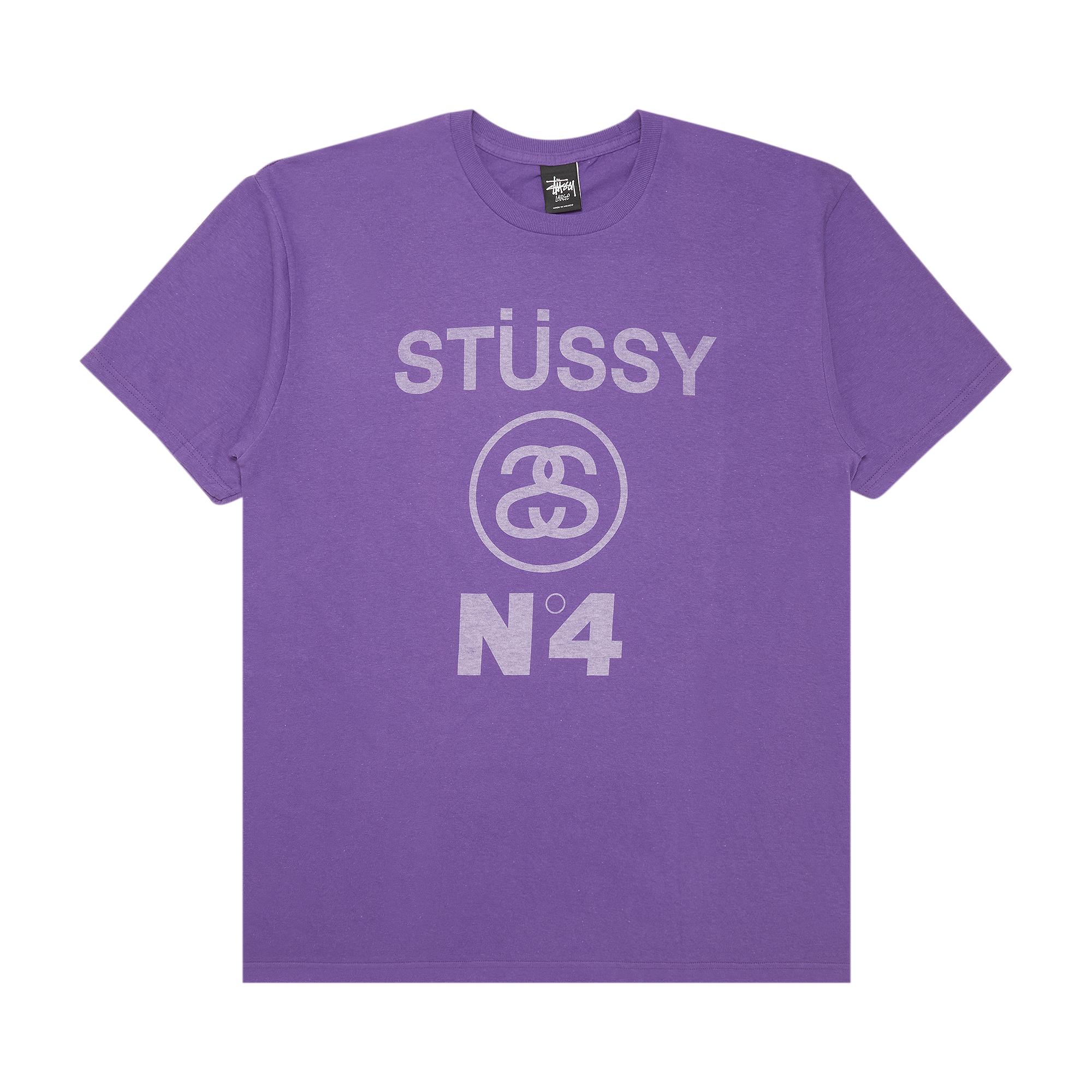 Pre-owned Stussy No.4 Tee 'purple'