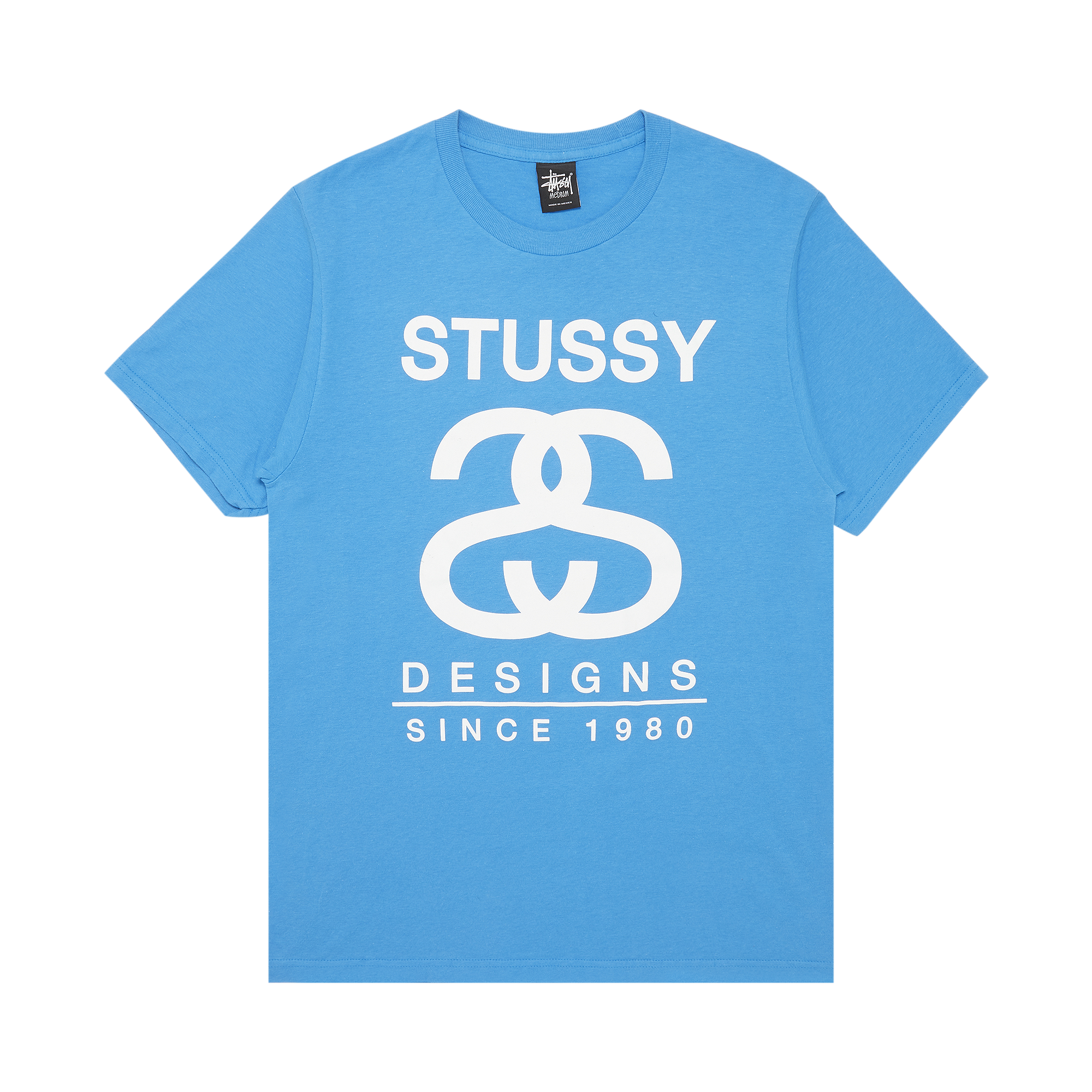 Pre-owned Stussy Ss Since 80 Tee 'brite Blue'