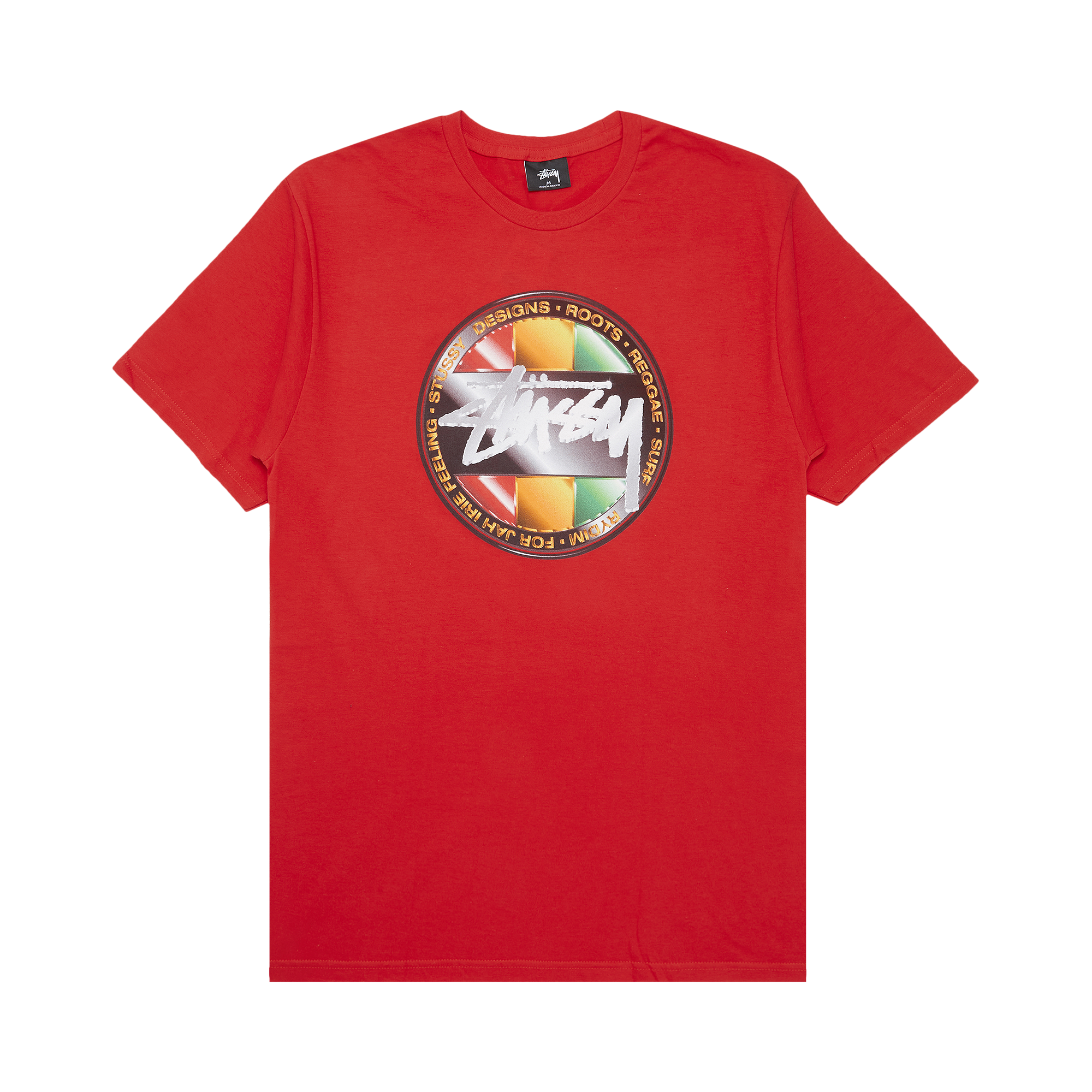 Pre-owned Stussy Chrome Dot Tee 'red'