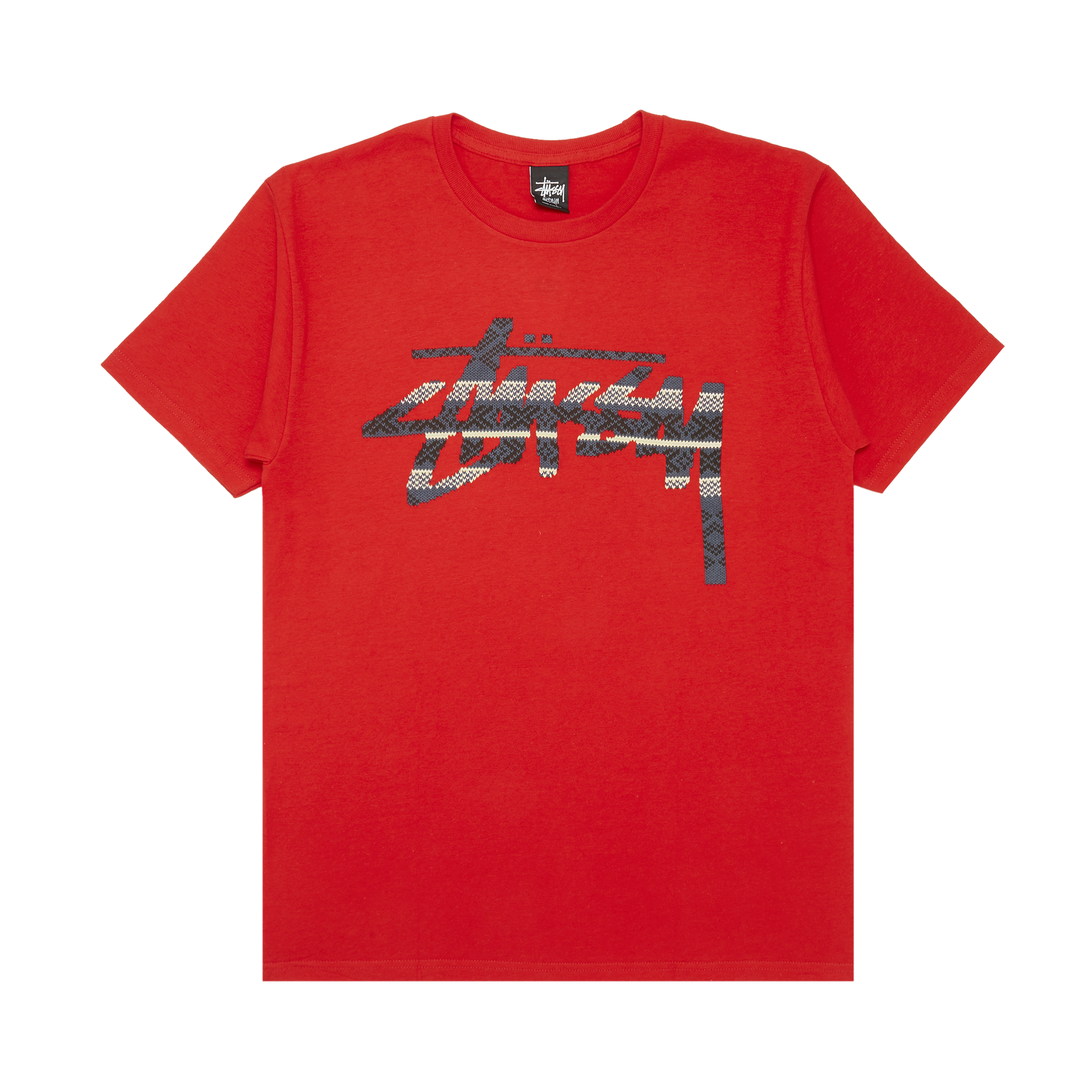 Pre-owned Stussy Stock Knit Tee 'red'