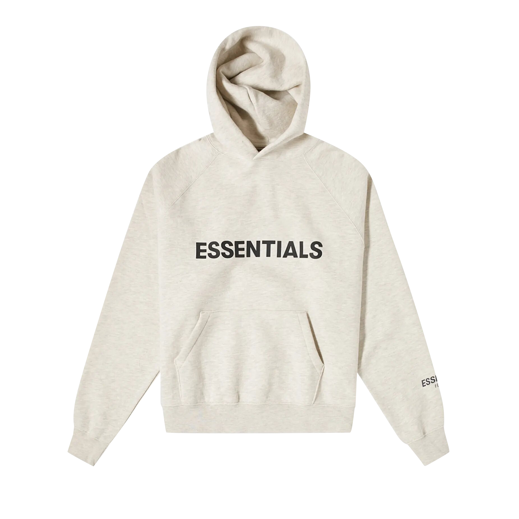 Pre-owned Essentials Fear Of God  Hoodie 'oatmeal' In Grey
