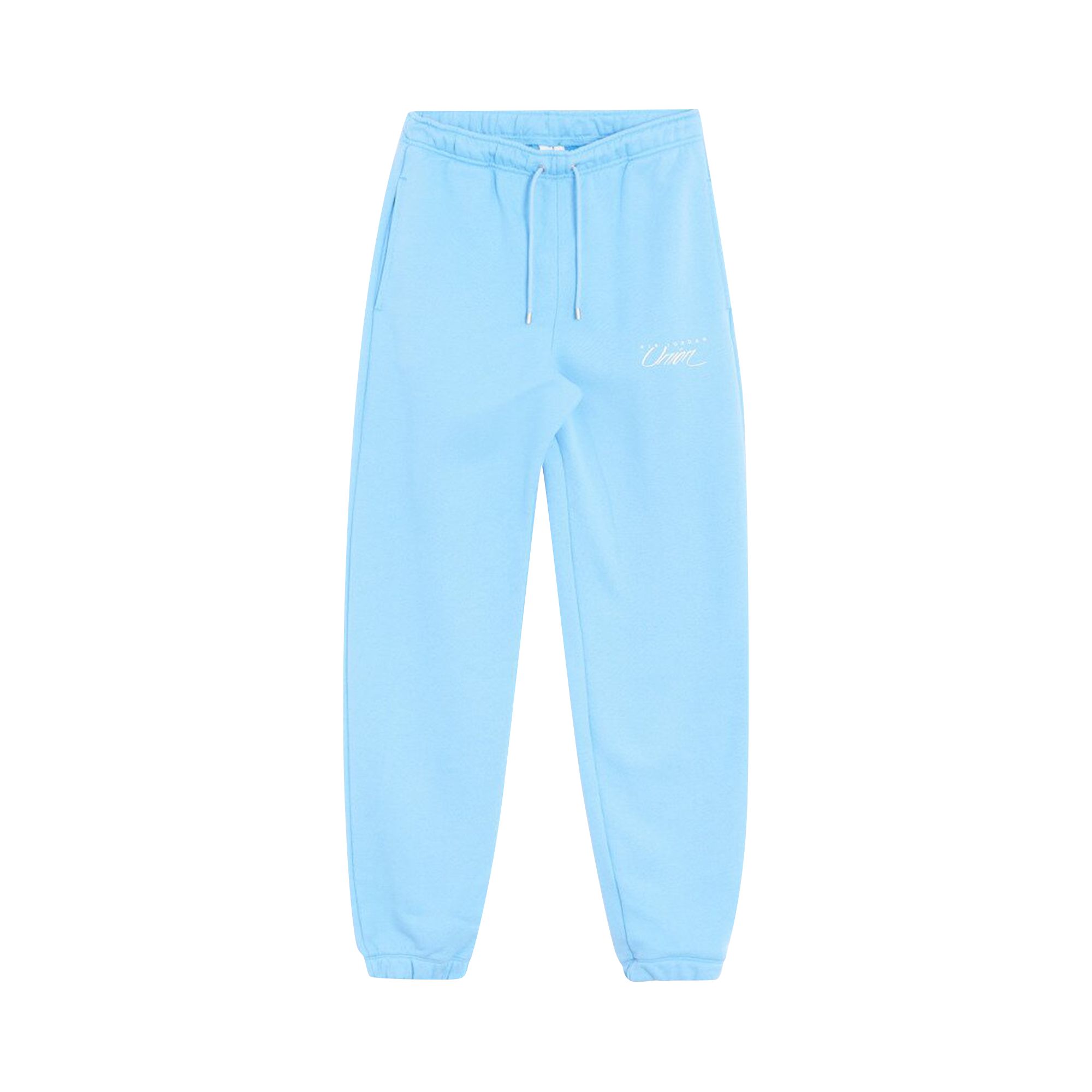 Pre-owned Air Jordan X Union Mj Fleece Pants 'cobalt Pulse/coconut Milk' In Blue