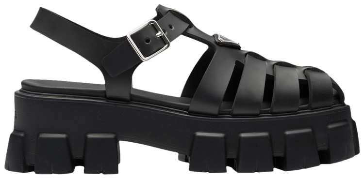 PRADA新作【1X853M_3LKK FOAM RUBBER SANDALS】 Buy Prada Wmns Foam Rubber Sandal 'Black' - 1X853M 3LKK