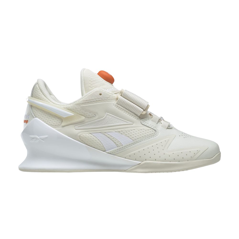 Pre-owned Reebok Wmns Legacy Lifter 3 'white Smash Orange' | Cream | Women's Size 8