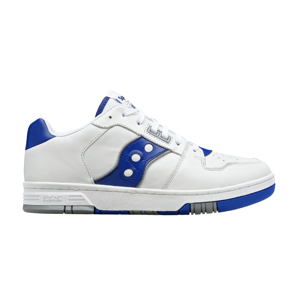 Pre-owned Saucony Spot-bilt Sonic Low 'white Royal'