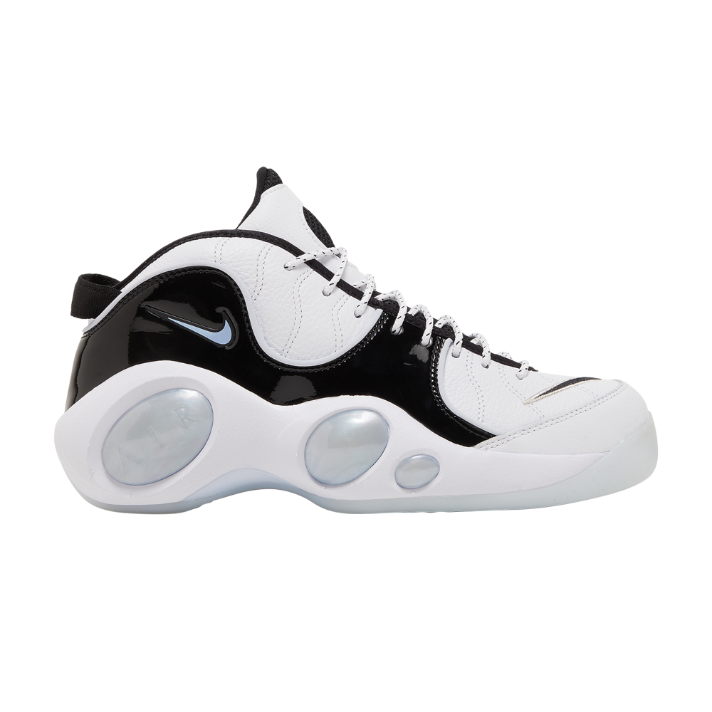 Pre-owned Nike Air Zoom Flight 95 'black Patent' In White