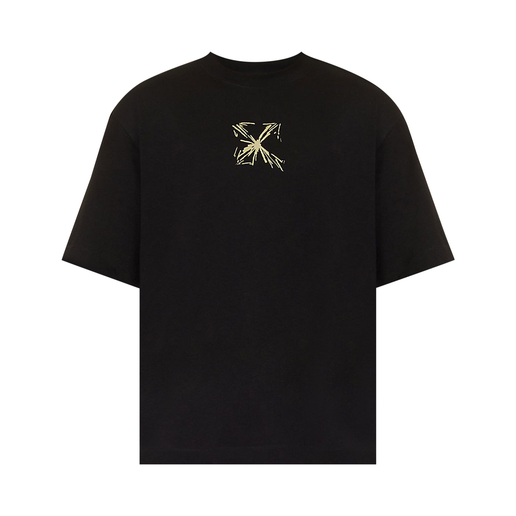 Pre-owned Off-white Splash Arrow Over Skate Short-sleeve Tee 'black/beige'