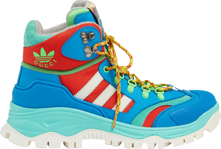 Adidas x Gucci Lace Up Boot 'Blue Red'
