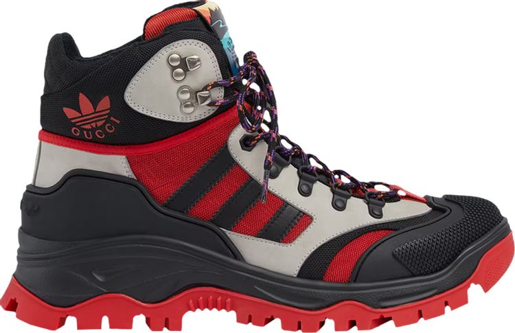Adidas x Gucci Lace Up Boot 'Black Red'