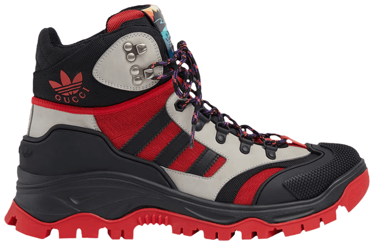 Adidas x Gucci Lace Up Boot 'Black Red'