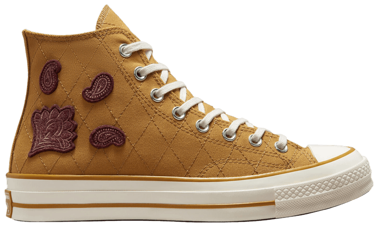 Converse Chuck 70 High Crafted Patches   Burnt Honey