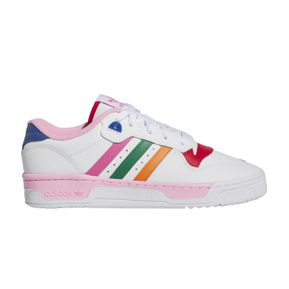 Pre-owned Adidas Originals Wmns Rivalry Low 'white Multi-color'