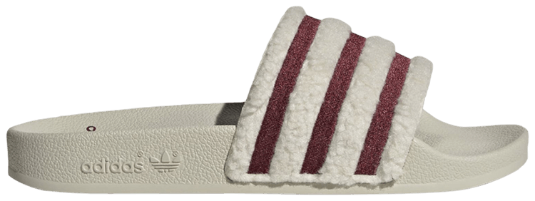 Adidas Wmns Adilette Slide Aluminium Shadow Red