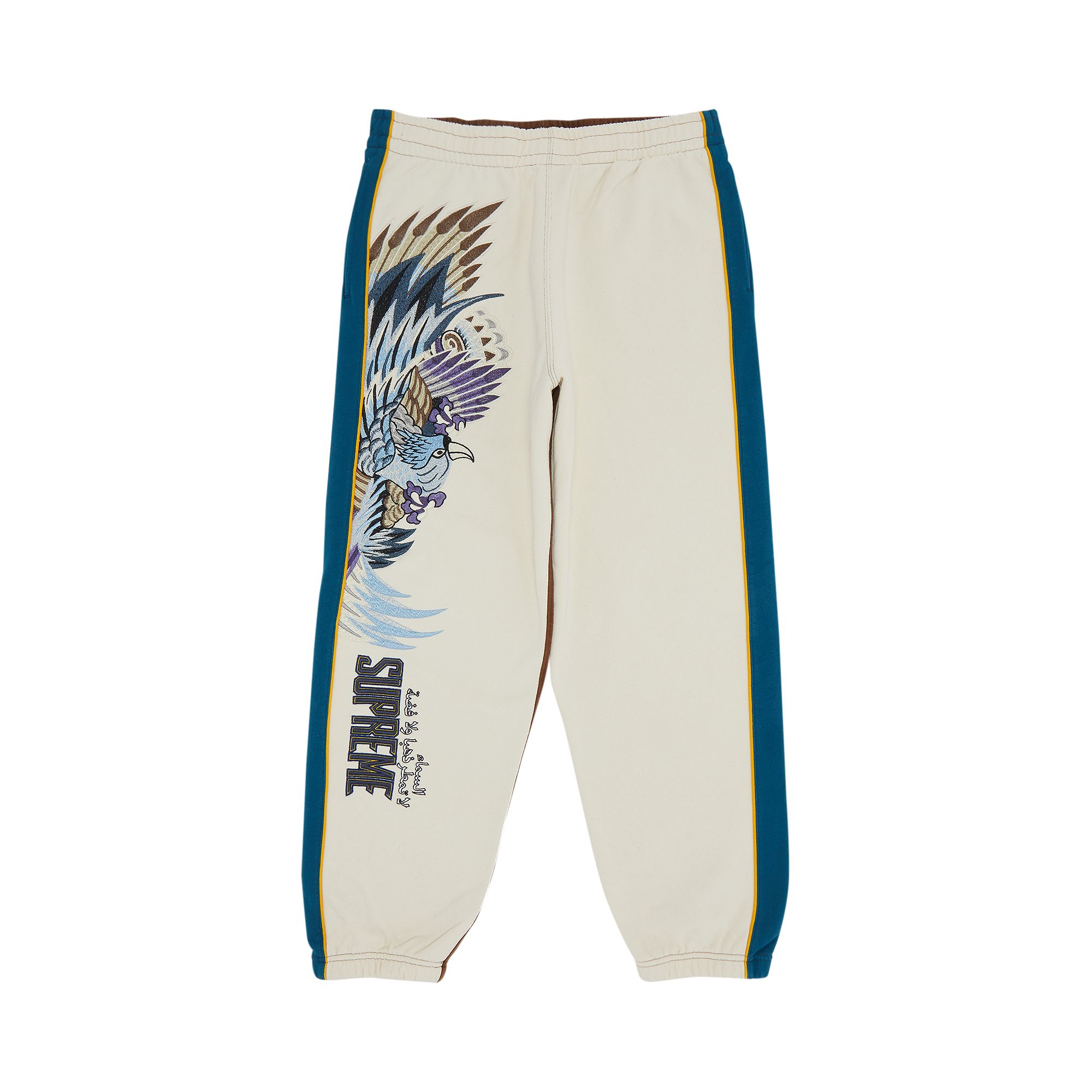 Pre-owned Supreme Falcon Sweatpant 'natural' In Tan
