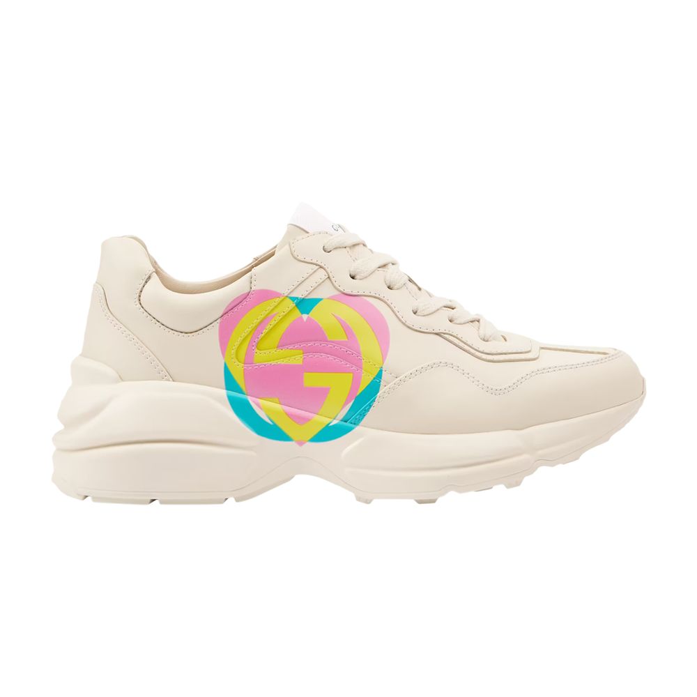 Gucci Wmns Rhyton 'Heart - Ivory' - 692931-DRW00-9522