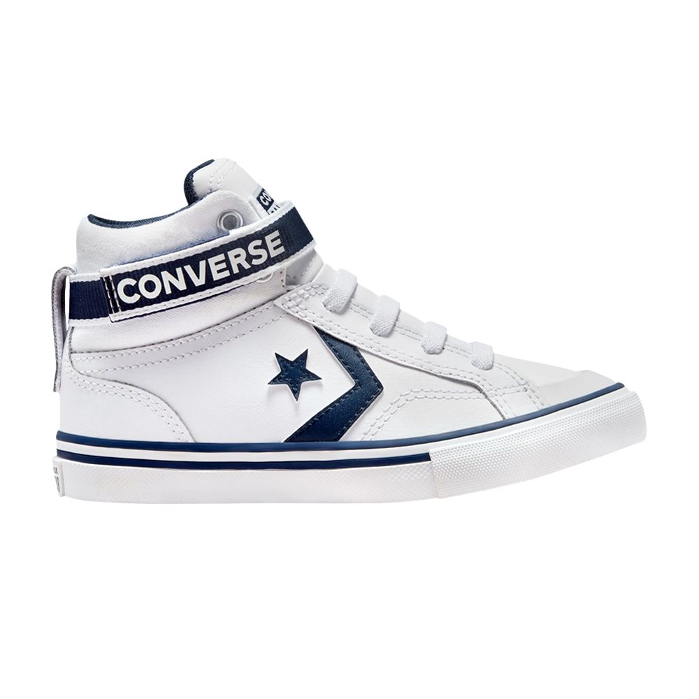 Pre-owned Converse Pro Blaze Strap Easy-on High Ps 'varsity Club' | White | Kid's Size 11
