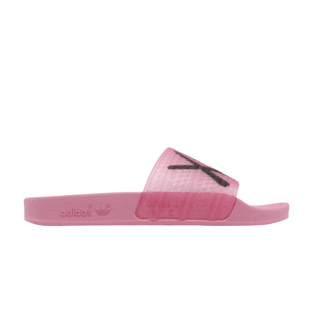 Pre-owned Adidas Originals André Saraiva X Adilette Slide 'love Union' In Pink
