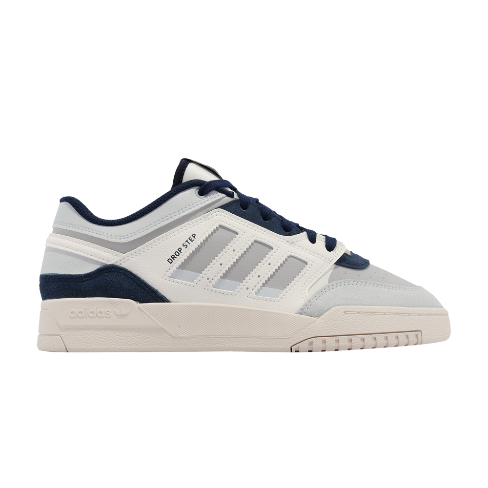 Pre-owned Adidas Originals Drop Step Low 'off White Halo Blue' In Cream