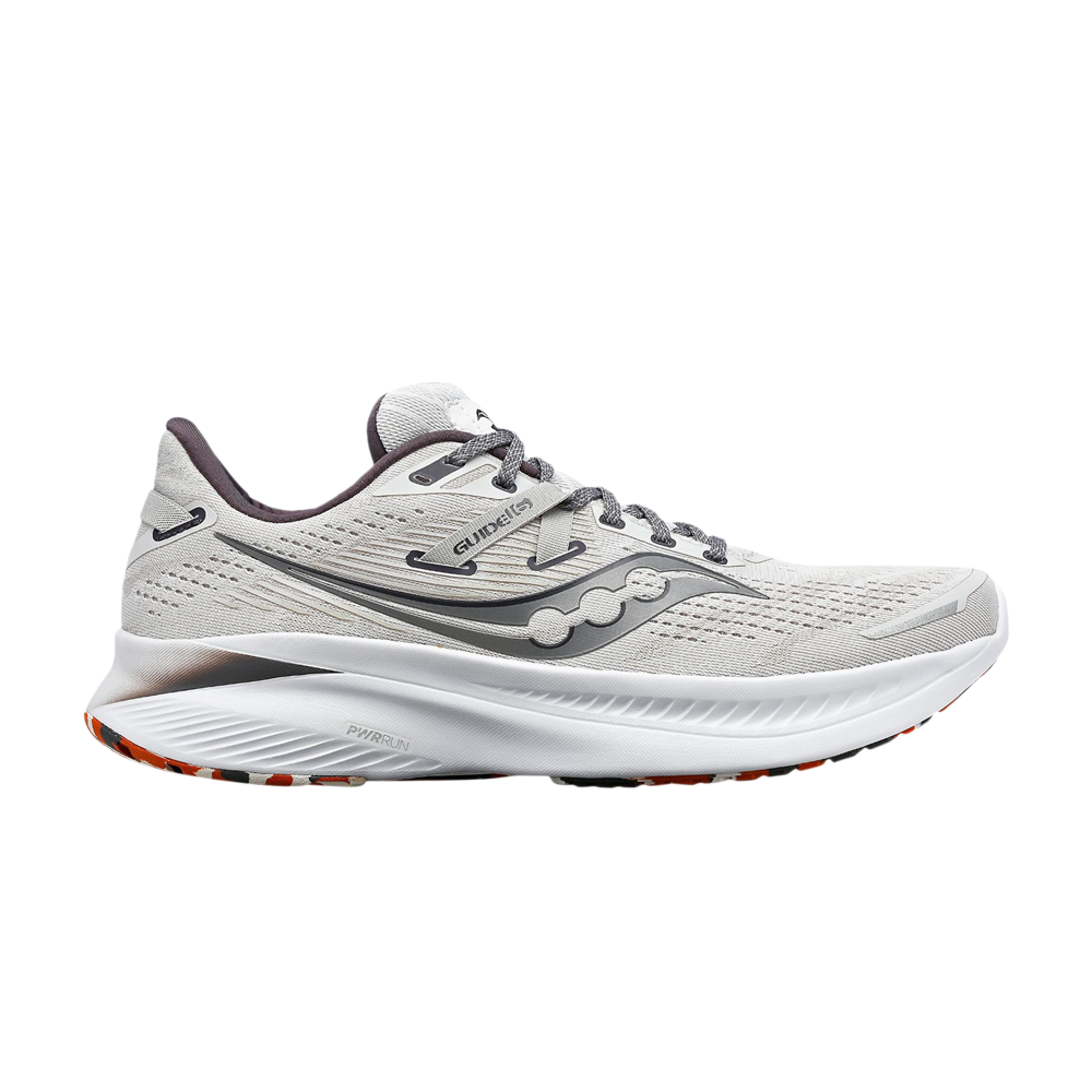 Pre-owned Saucony Guide 16 'fog Lava' In White