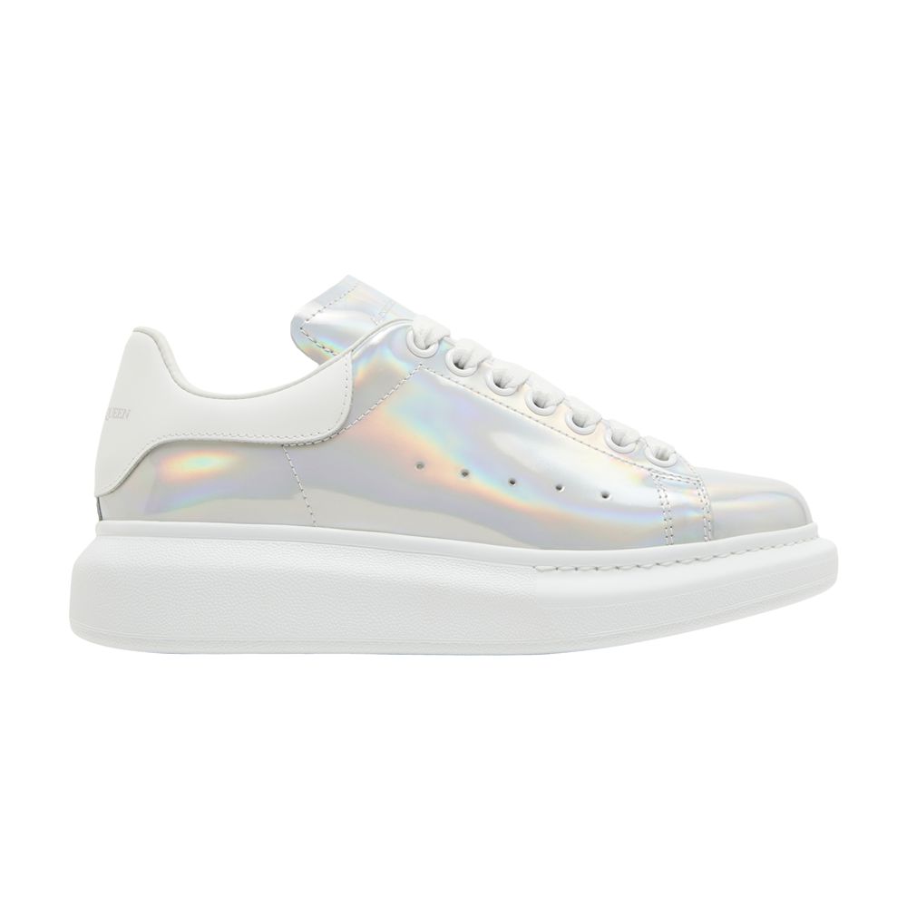 Pre-owned Alexander Mcqueen Wmns Oversized Sneaker 'white Iridescent' | Women's Size 35