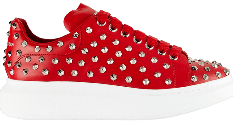 alexander mcqueen red heart sneakers