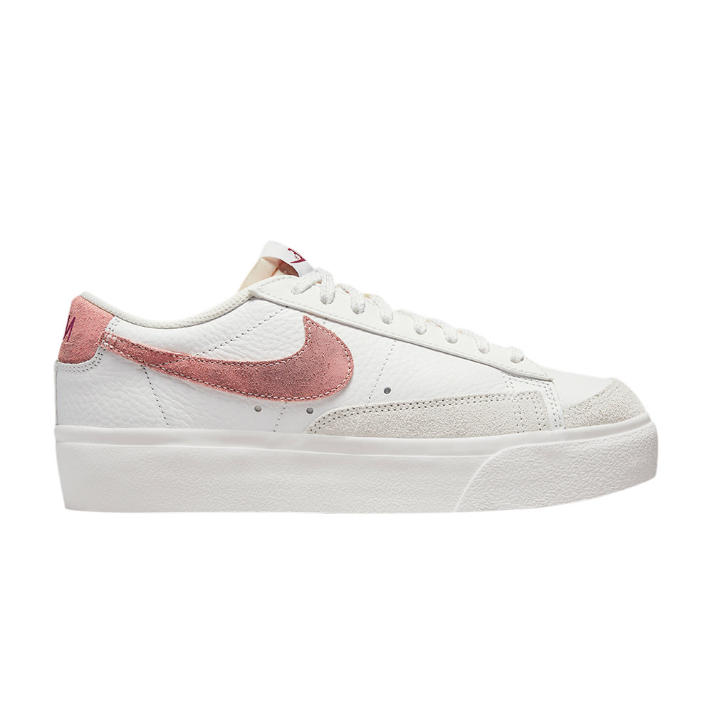 Pre-owned Nike Wmns Blazer Low Platform 'canyon Rust' In White