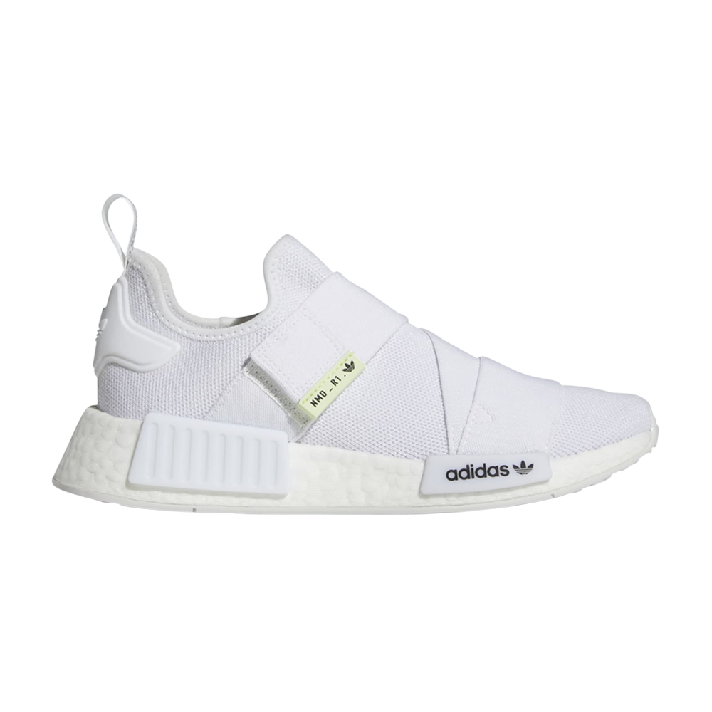 Pre-owned Adidas Originals Wmns Nmd_r1 'white Almost Lime'