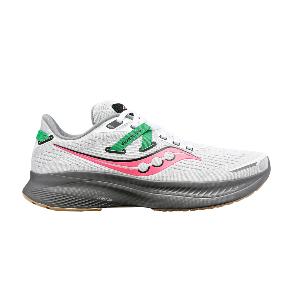 Pre-owned Saucony Wmns Guide 16 'white Pink Gravel'
