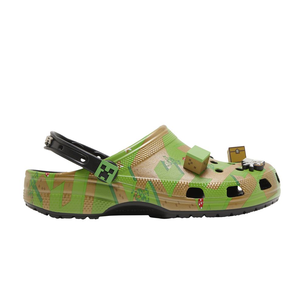 Crocs Minecraft x Classic Clog 'Grass Block' | Green | Men's Size 8