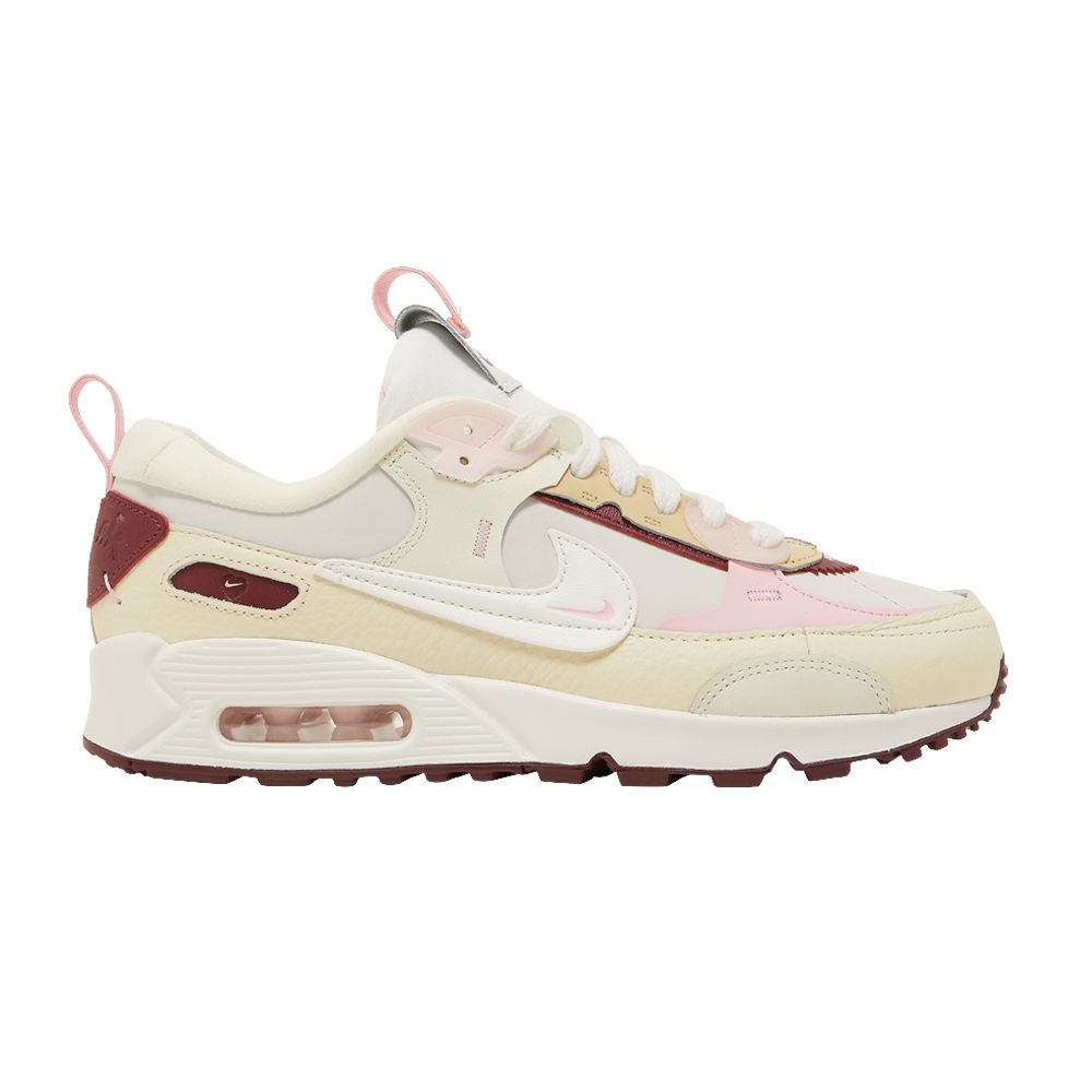 Pre-owned Nike Wmns Air Max 90 Futura 'valentine's Day' In Cream