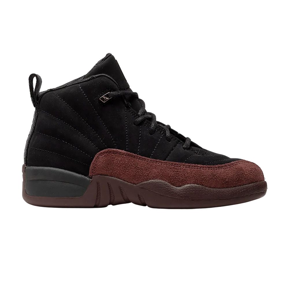 Pre-owned Air Jordan A Ma Maniére X 12 Retro Sp Ps 'black' | Kid's Size 12.5