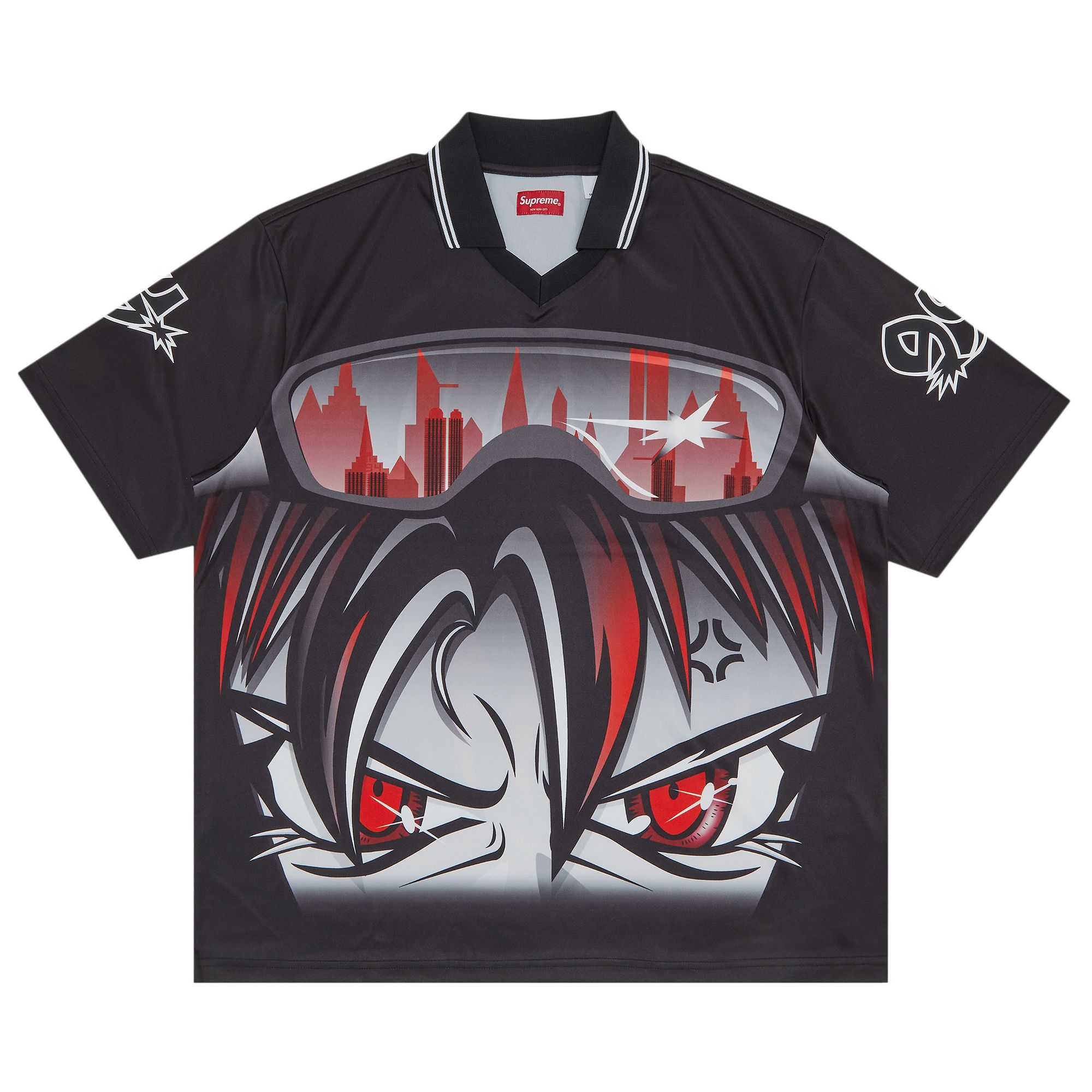 Supreme button up jersey outlet