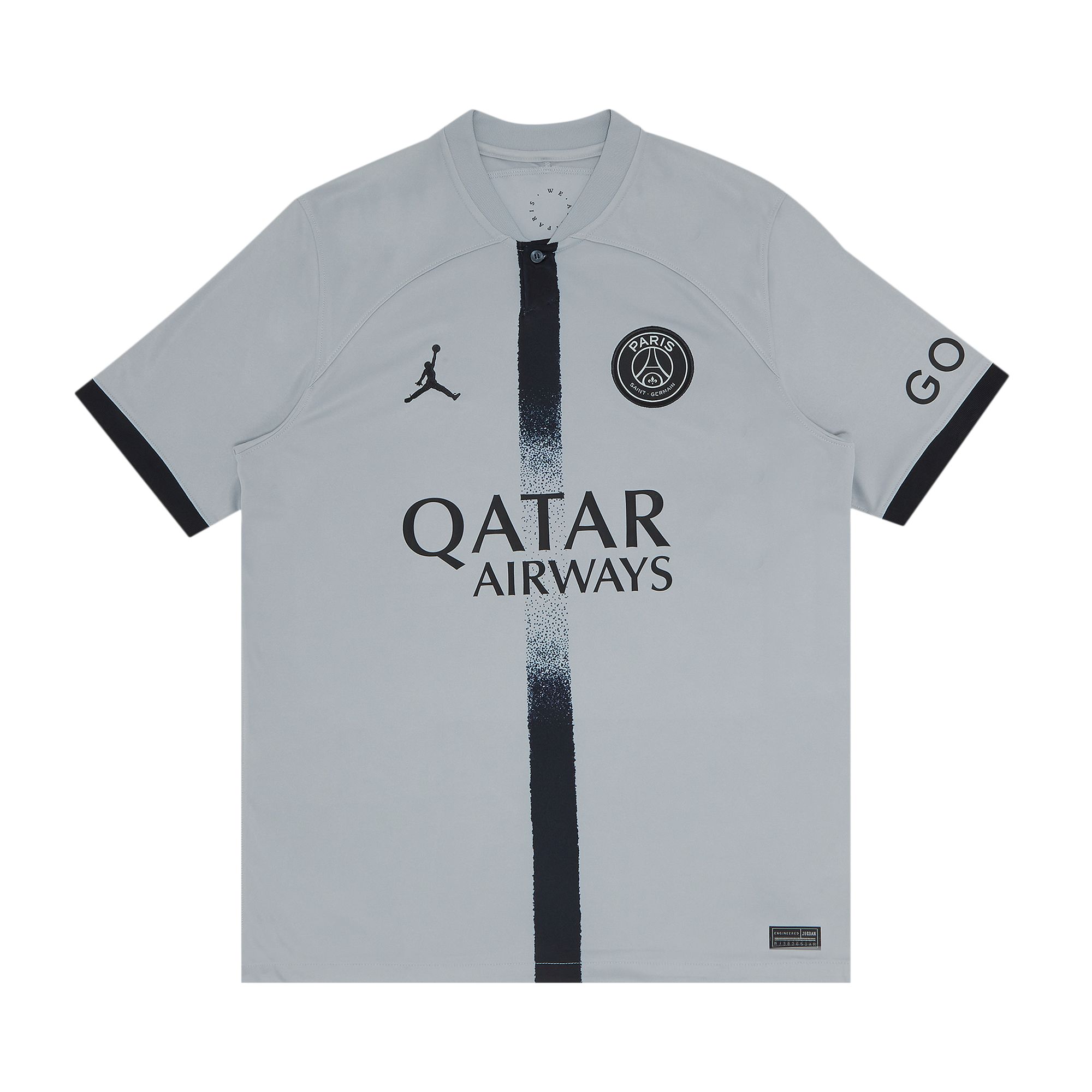 Paris Saint-Germain Kids x Air Jordan Away Stadium Jersey 'Grey' | Kid's Size M