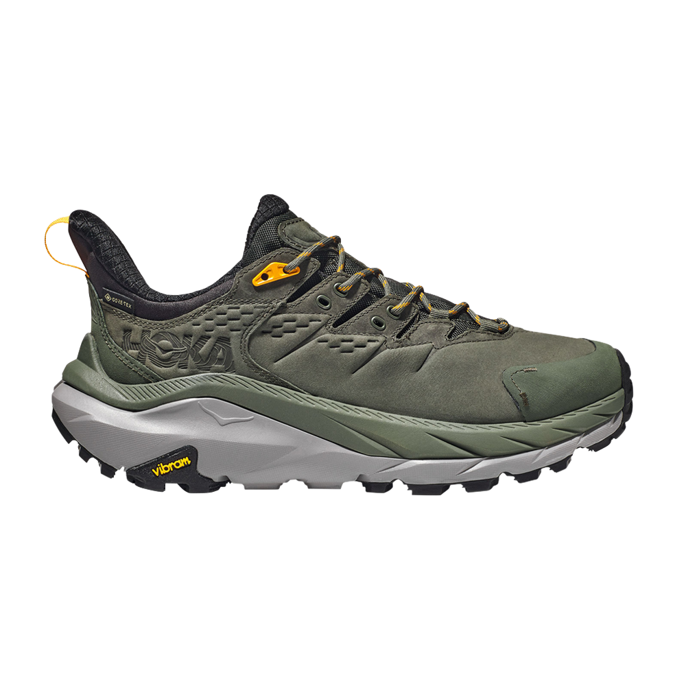 Pre-owned Hoka One One Kaha 2 Low Gore-tex 'thyme Radiant Yellow' In Green