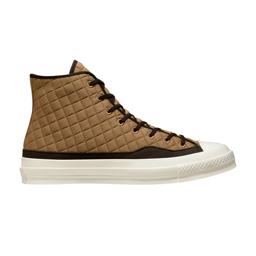 Pre-owned Converse Chuck 70 High 'quilted - Sand Dune' In Brown