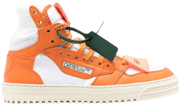 Buy Off White Off Court 3 0 High #39 Carrot Orange #39 OMIA065S23LEA001