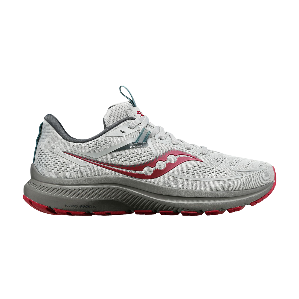 Pre-owned Saucony Wmns Omni 21 'concrete Berry' In Grey