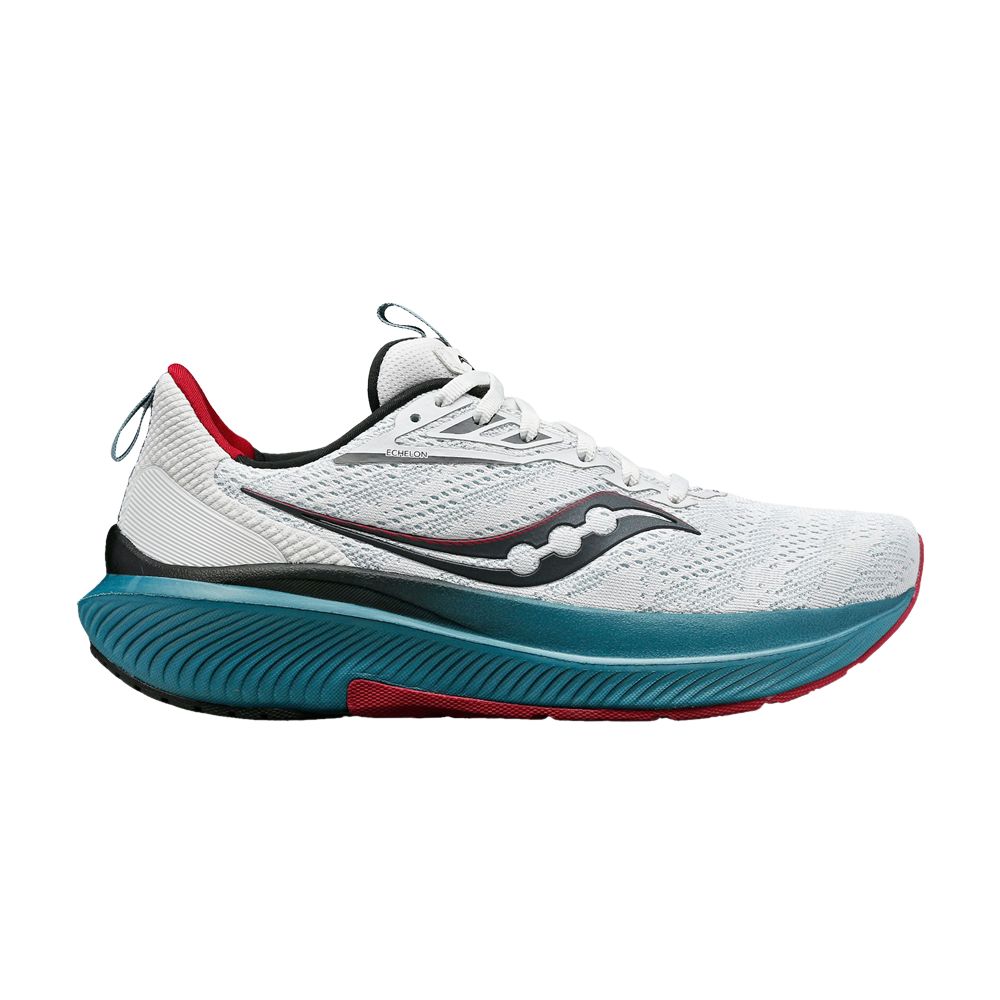 Pre-owned Saucony Wmns Echelon 9 'fog Moss' In White