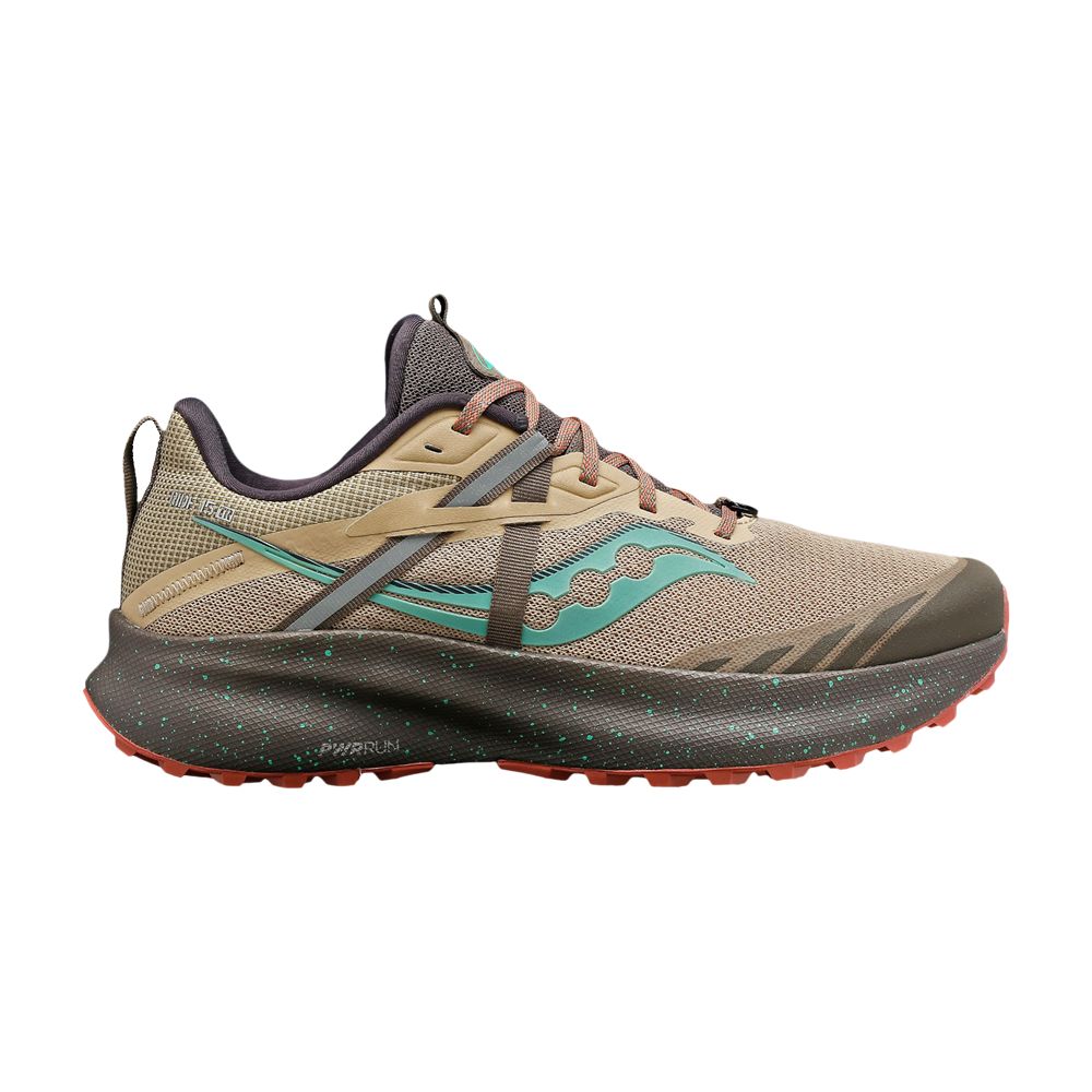 Pre-owned Saucony Wmns Ride 15 Tr 'desert Sprig' In Tan