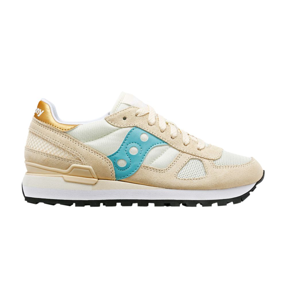 Pre-owned Saucony Wmns Shadow Original 'tan Turquoise'