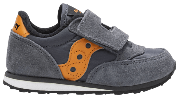 Saucony Jazz Hook  Loop Little Kid Grey Orange