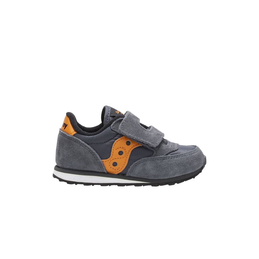 Pre-owned Saucony Jazz Hook & Loop Little Kid 'grey Orange' | Kid's Size 8.5 In Gray