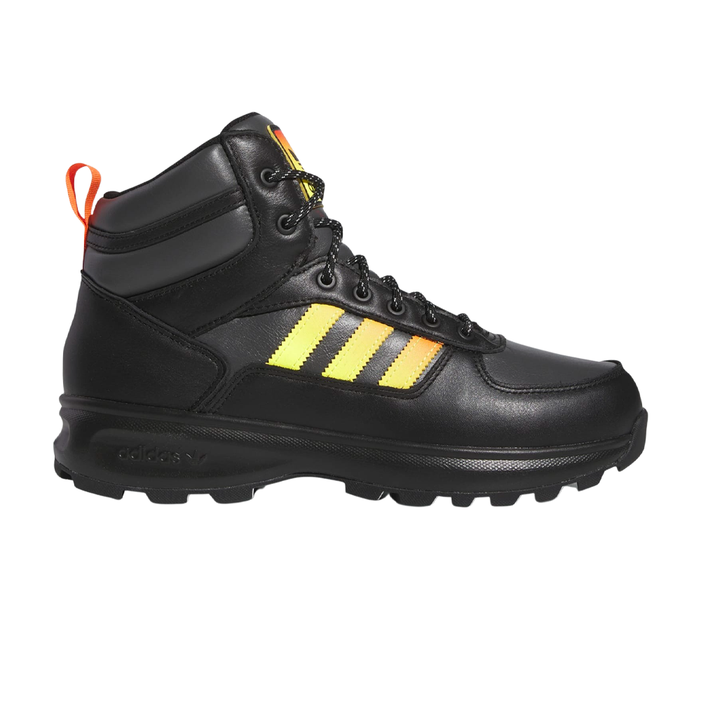 Pre-owned Adidas Originals Chasker Boot 'black Beam Yellow' In White
