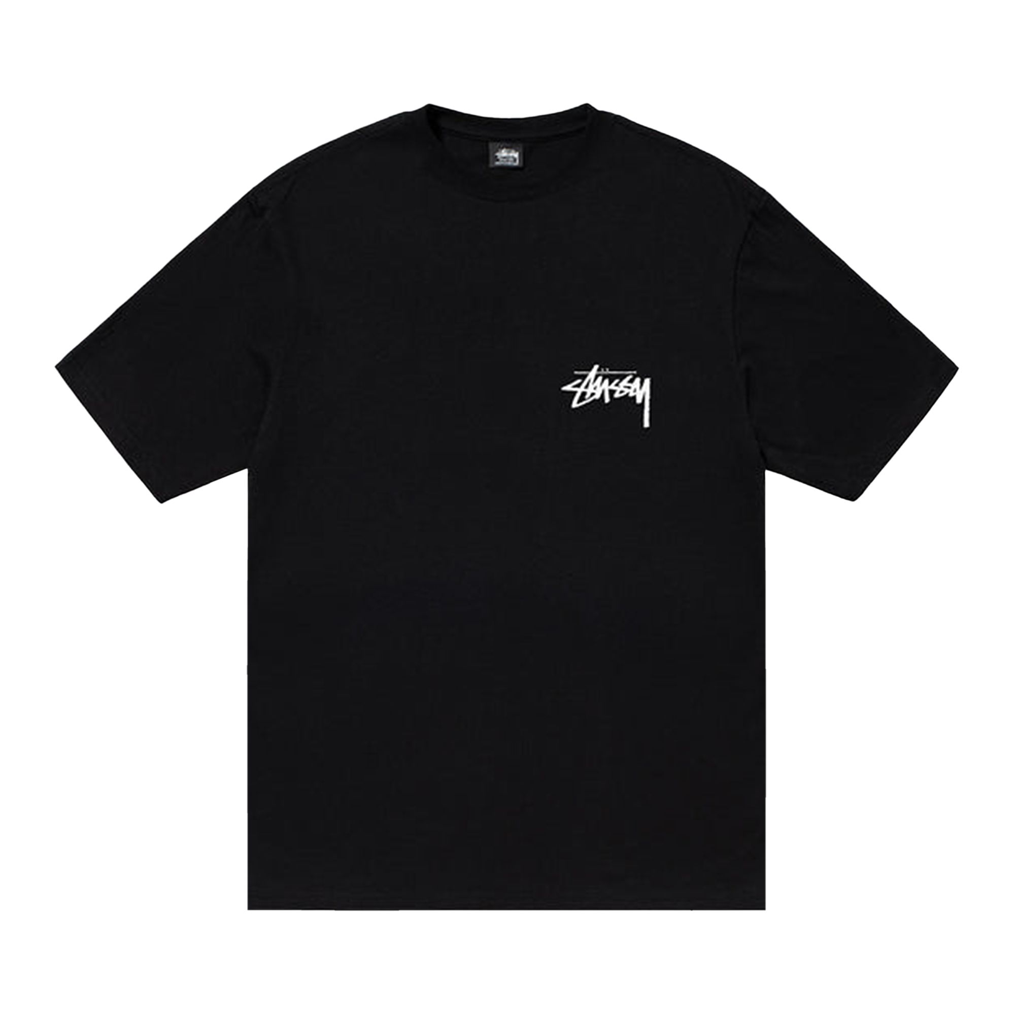 Stussy Burning Stock Tee 'Black' | Men's Size S