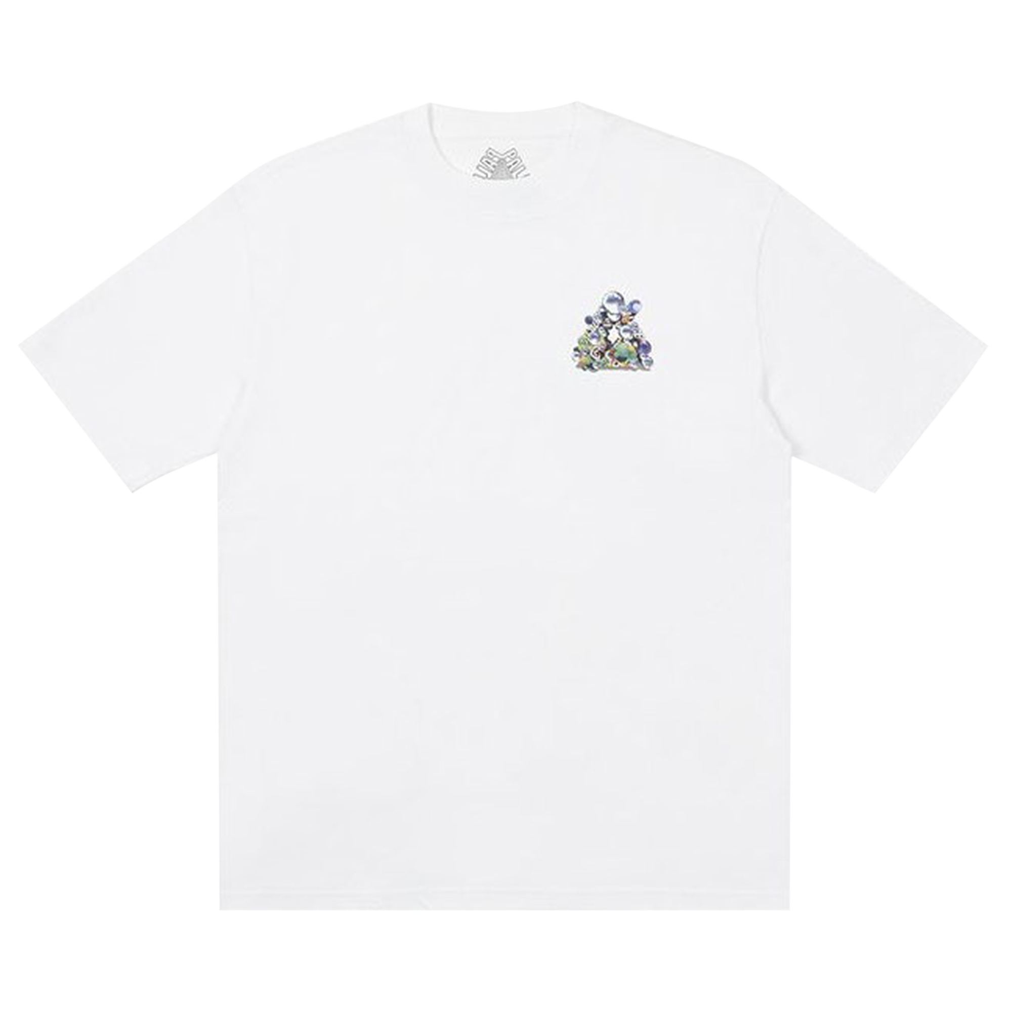 Pre-owned Palace Bubbling T-shirt 'white'