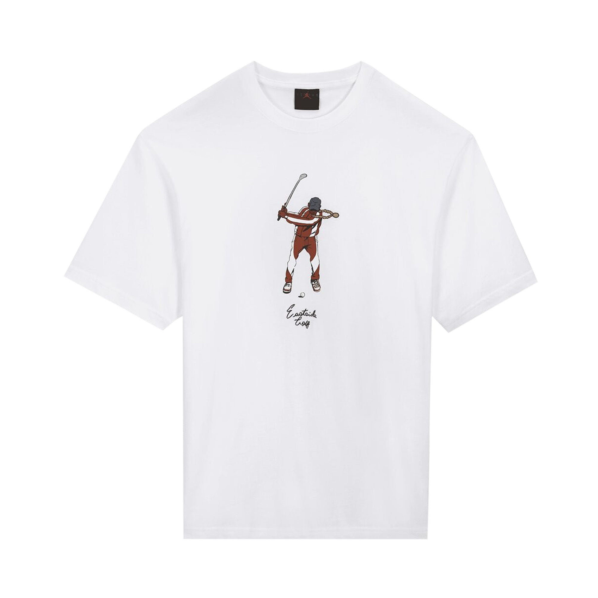 Pre-owned Air Jordan X Eastside Golf T-shirt 'white'
